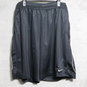 Vintage Nike Shorts Mens 3XL Black Dazzle Athletic Basketball Drawstring Y2K
